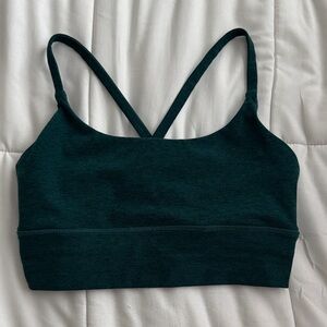 Vuori Seamless Crossback Sports Bra — Dark Teal